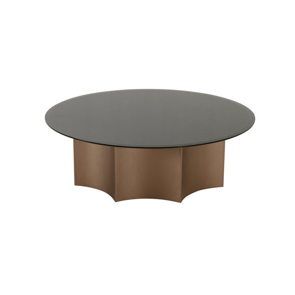 VIG Furniture Ingram Modern Low Round Coffee Table Wayfair Canada